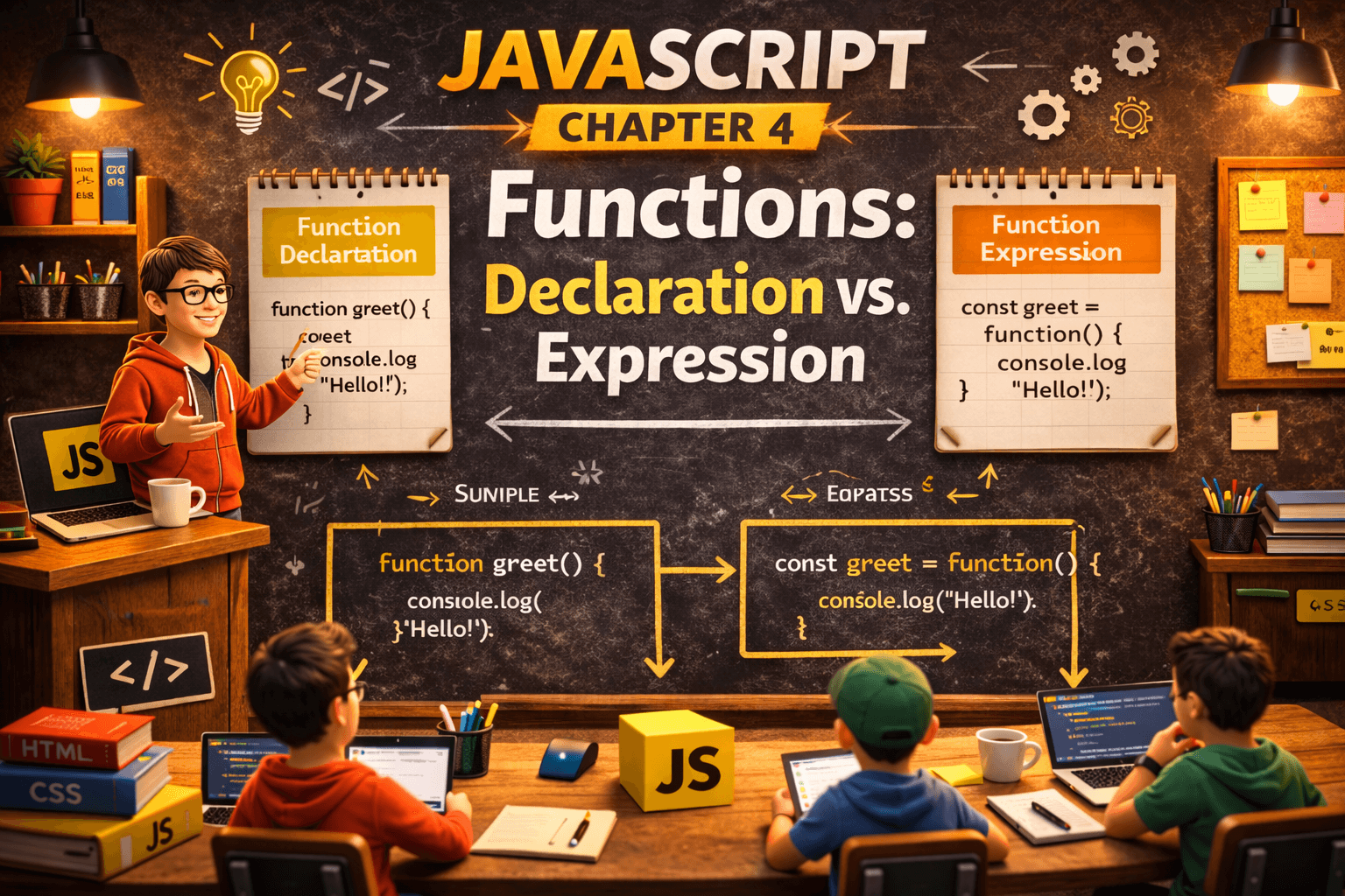 JavaScript Functions: Declaration vs. Expression