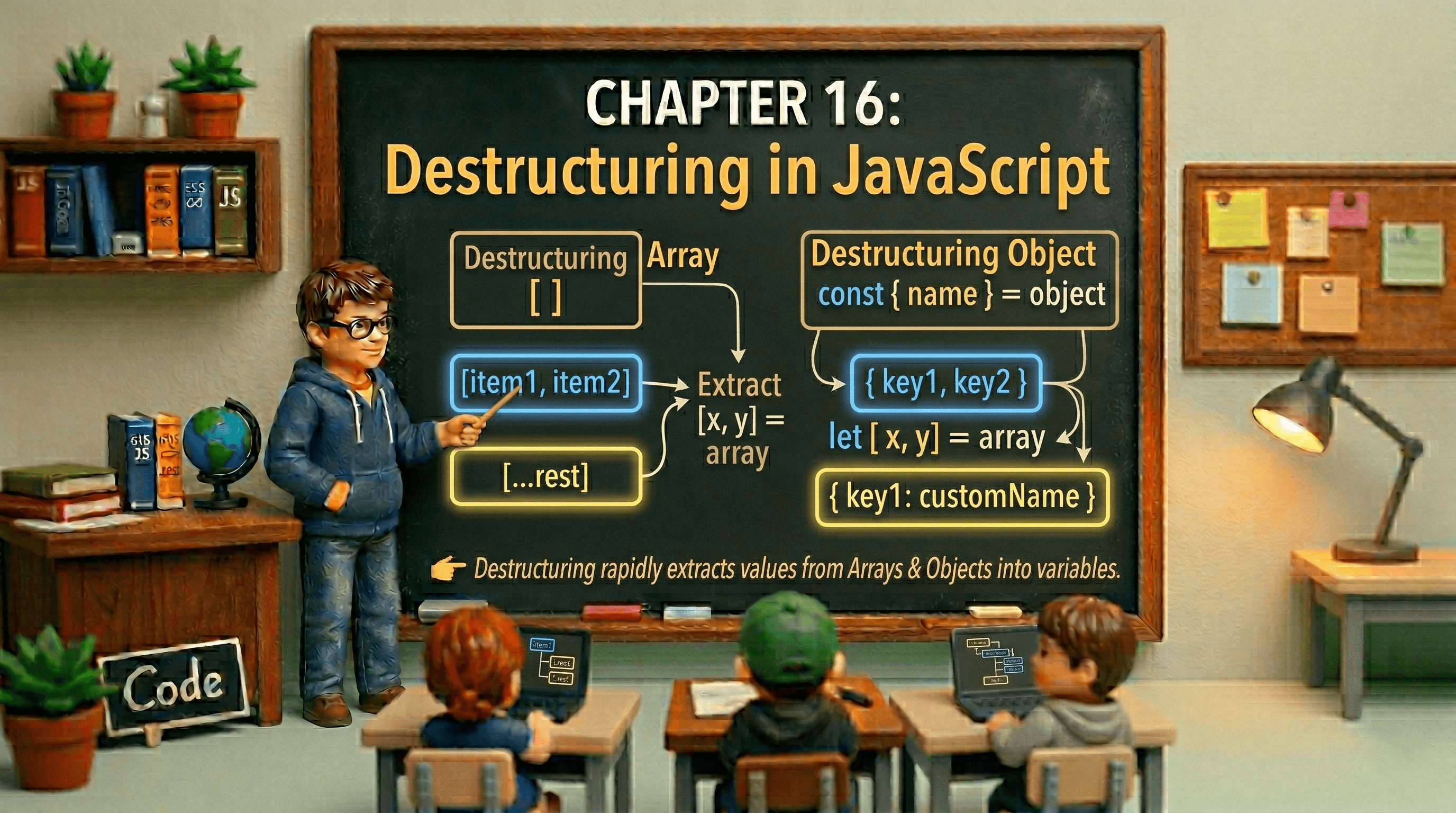 Destructuring in JavaScript